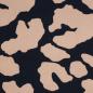 Preview: Dekostoff Canvas Leo Animalprint beige schwarz